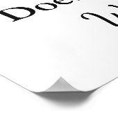 Wedding Seating Chart, Sit "where"-Poster Poster (Hoek)