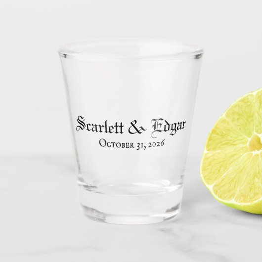 Wedding Shot glass Glas (Voorkant)