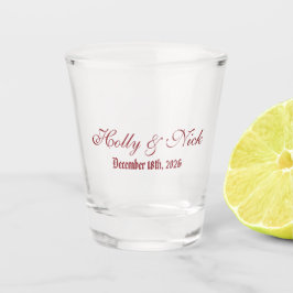 Wedding Shot Glass Glas