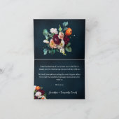 Wedding shower de la marine carte de remerciements (Intérieur)