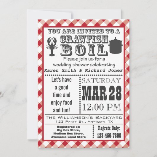 Wedding shower  de l'écorce Invitation 2 (Devant)