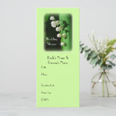 Wedding shower Green Invitation Lily de la Vallée (Debout devant)