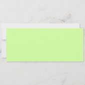 Wedding shower Green Invitation Lily de la Vallée (Dos)