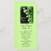 Wedding Shower Green Invitation Lily van de Valley Kaart (Voorkant / Achterkant)