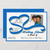 WEDDING SHOWER - INVITATIE KAART (Voorkant / Achterkant)