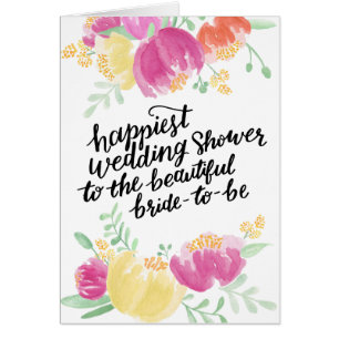 Wedding shower peint de la douche le plus heureux