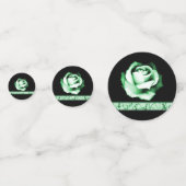 Wedding shower Rose Emerald Table Confetti (Devant)