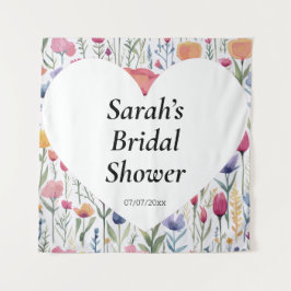 Wedding shower wall poster personalized wandkleed