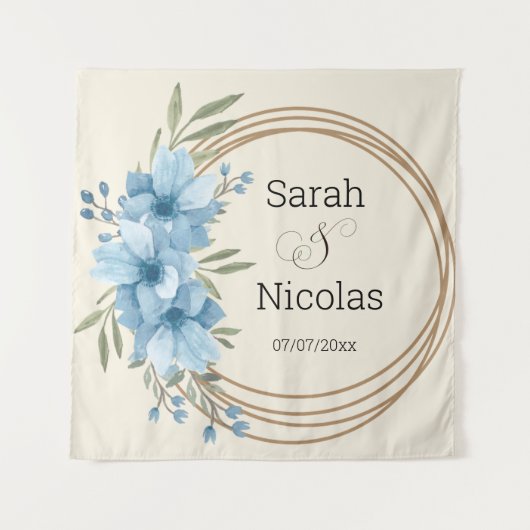 Wedding shower wall poster personalized wandkleed (Voorkant)