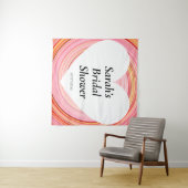 Wedding shower wall poster personalized wandkleed (In Situ (horizontaal))