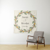 Wedding shower wall poster personalized wandkleed (In situ)