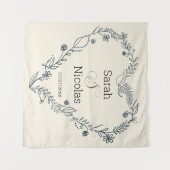 Wedding shower wall poster personalized wandkleed (Voorkant (horizontaal))