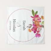 Wedding shower wall poster personalized wandkleed (Voorkant (horizontaal))