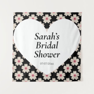 Wedding shower wall poster personalized wandkleed