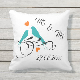 Wedding Sierkussen Mr & Mrs.