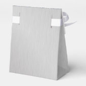 Wedding Silver Glitter - Gepersonaliseerd Bedankdoosjes (Achterkant)