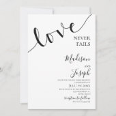 Wedding, Simple Typography, Christian, Invitation (Devant)