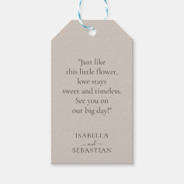 Wedding Soft Beige Lavender Touch Cadeaulabel