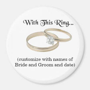 Wedding Souvenir Magnet Magneet
