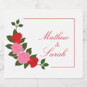 Wedding Sparkling Wijnetiket (Enkel label)