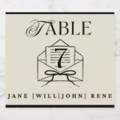  Wedding Sparkling Wine Label – Custom Sticker (Enkel label)