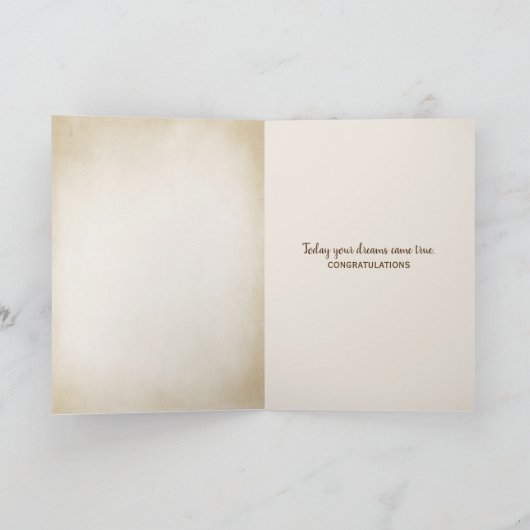 Wedding Starfish Kaart (Binnen)