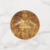 Wedding Steampunk  Kaart Industrieel Confetti (Kleine voorkant)