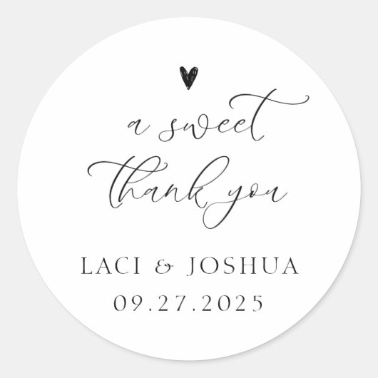 Wedding Sticker Favor (Devant)