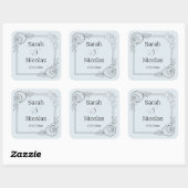 Wedding stickers personalized beachy (Feuille)