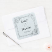 Wedding stickers personalized beachy (Enveloppe)