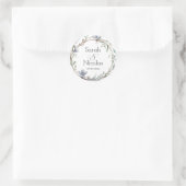 Wedding stickers personalized minimalist (Sac)