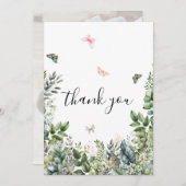 Wedding Thank You Card Bedankkaart (Voorkant / Achterkant)