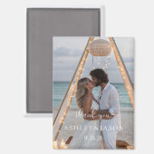 Wedding Thank You Magnet (Recto/Verso)