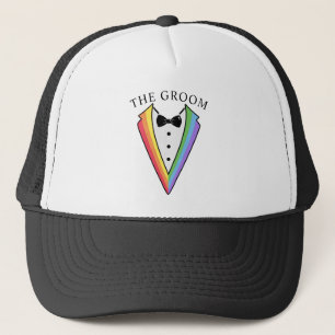 Wedding Tuxedo Gay LGBTQ+ Trucker Pet