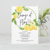 Wedding Uitgestelde notities Wijziging plannen Lem Kaart (Staand voorkant)