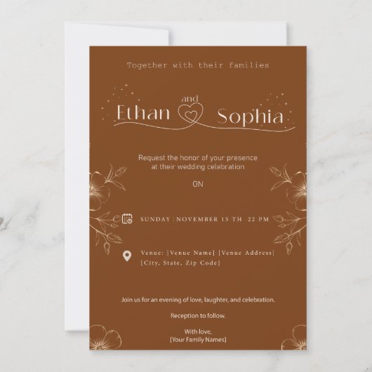 Wedding Uitnodiging Card Design Online