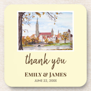 Wedding Ulm Minster Germany Farida Greenfield Bier Onderzetter