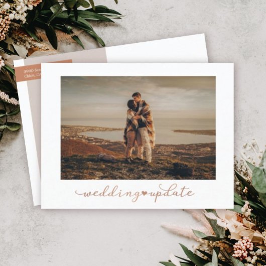 Wedding Update Foto Briefkaart
