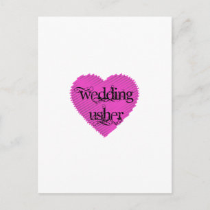 Wedding Usher Briefkaart