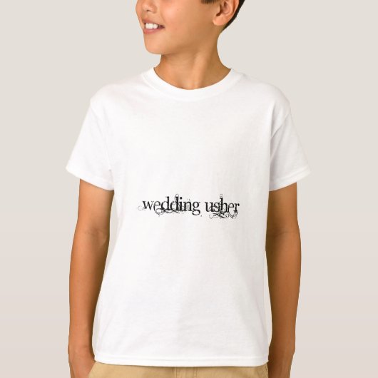 Wedding Usher T-shirt (Voorkant)