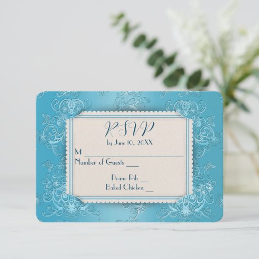 Wedding Vow Renewal RSVP (Staand voorkant)