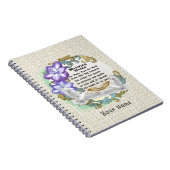 Wedding Vows custom Guest book Notitieboek (Rechterzijde)