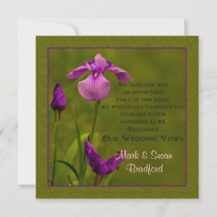 Wedding Vows Renewal - Uitnodigingen - Black Iris