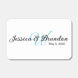 Wedding Water Bottle Label 016