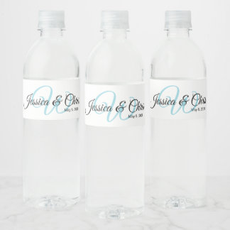 Wedding Water Fles Label 006 Waterfles Etiket