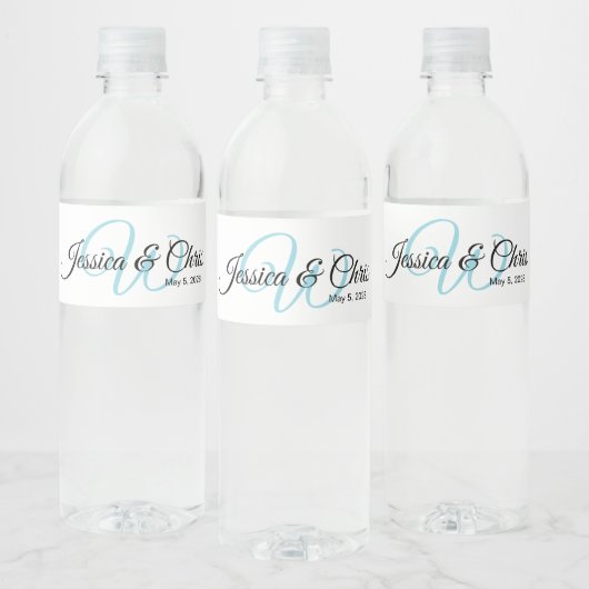 Wedding Water Fles Label 006 Waterfles Etiket (Flessen)