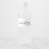 Wedding Water Fles Label 007 Waterfles Etiket (Voorkant)