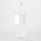 Wedding Water Fles Label 100 Waterfles Etiket (Achterkant)
