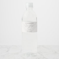 Wedding Water Fles Label Set