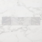 Wedding Water Fles Label Set Waterfles Etiket (Enkel label)